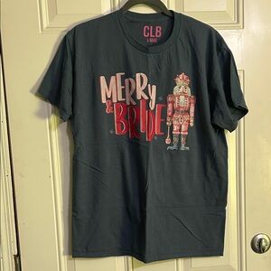 Merry & Bright Men's T-Shirt - Gray